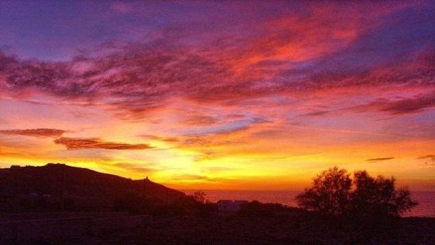 Sunset at Akrotiri