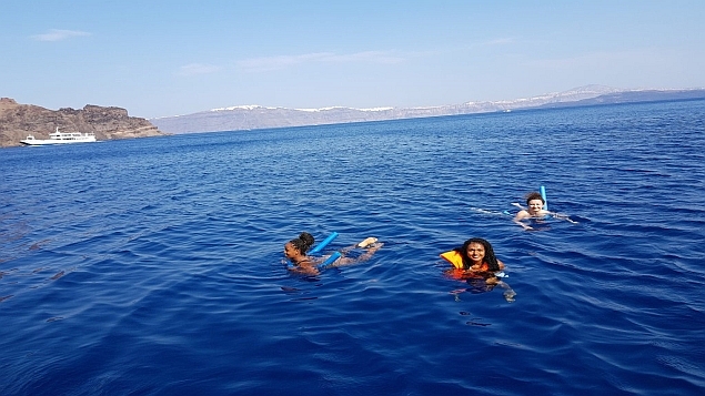 Swim at Thirassia